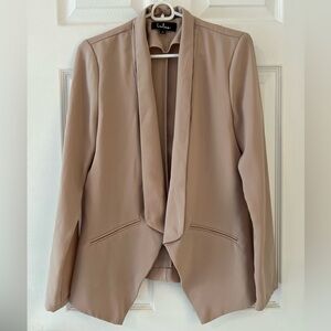 Lulus Taupe lightweight blazer in size small.